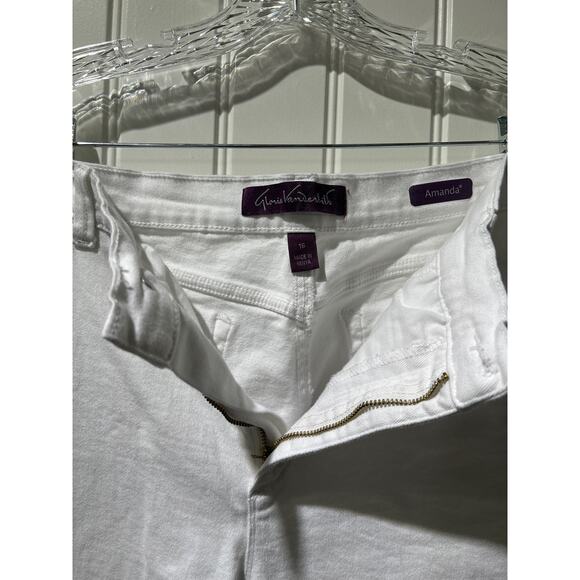 Gloria Vanderbilt Amanda White Jeans - Size 16, Pre-owned - Picture 2 of 5